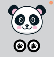 Placemat and Coasters – Panda