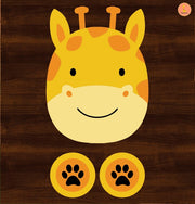 Placemat and Coasters – Giraffe
