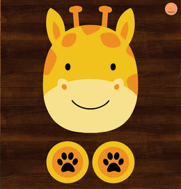 Placemat and Coasters – Giraffe