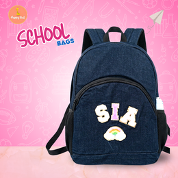 Denim School Bag