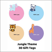 Jungle 3D Gift Tag