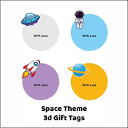 Space 3D Gift Tag
