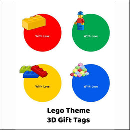 Lego 3D Gift Tag