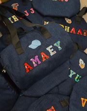Denim Duffle Bag